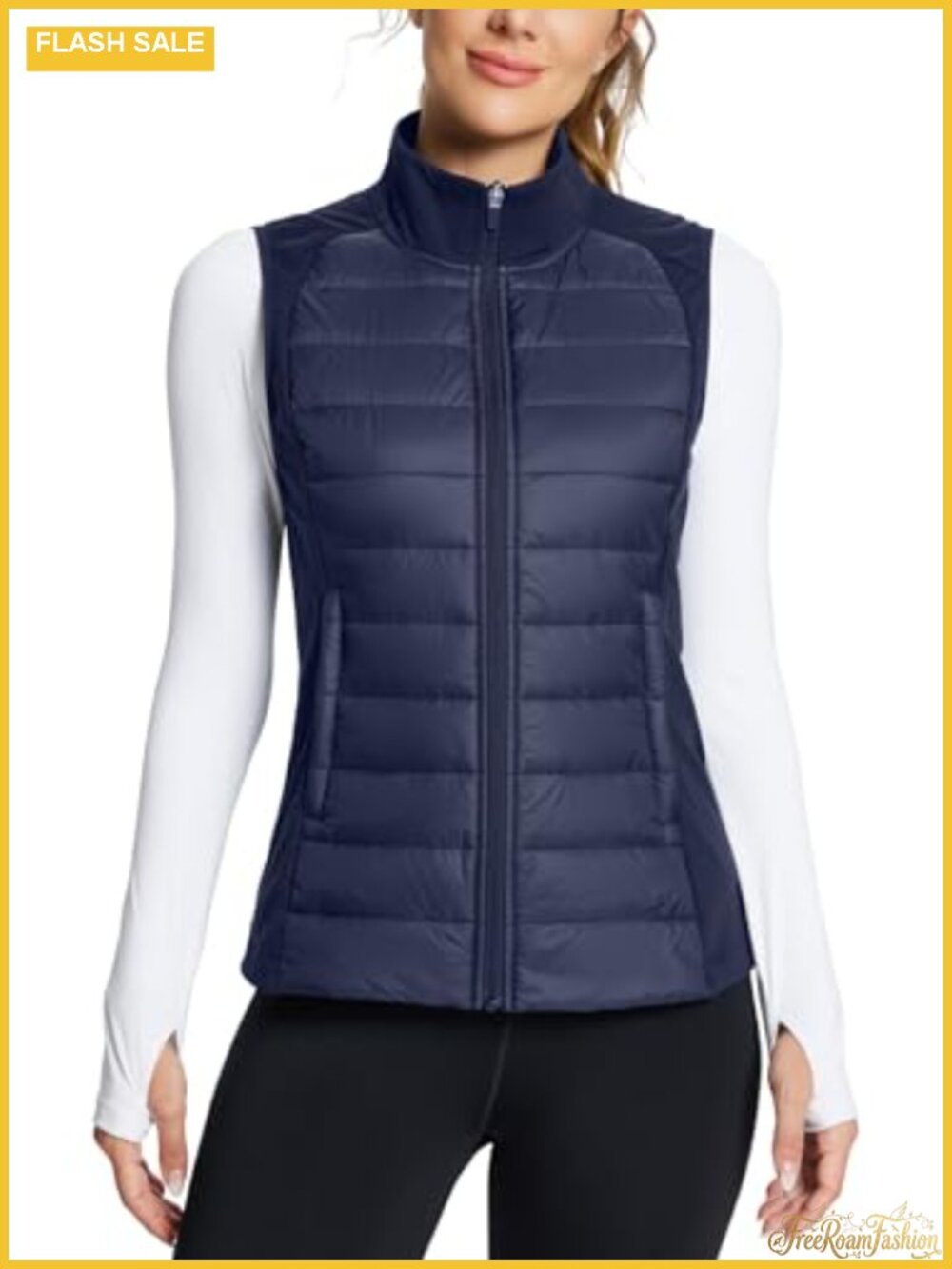Lightweight Warm Puffer Vest Winter Running Sleeveless Jacket